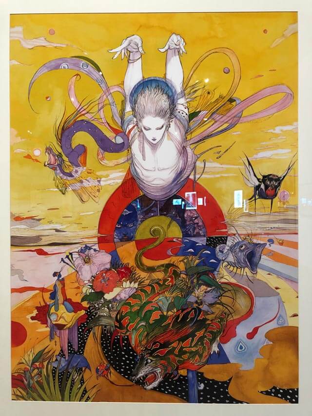 魔天圣画-1988年7月号-天野喜孝—交织の幻想中国巡展北京站