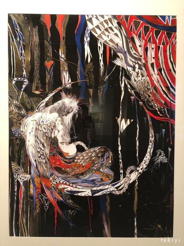 飞天圣画-在白夜的怀里-狮子王1990年1月号-天野喜孝—交织の幻想中国巡展北京站