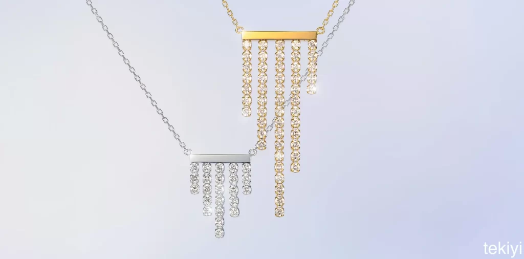 chandelier 系列 18K 黄金/钻石项链