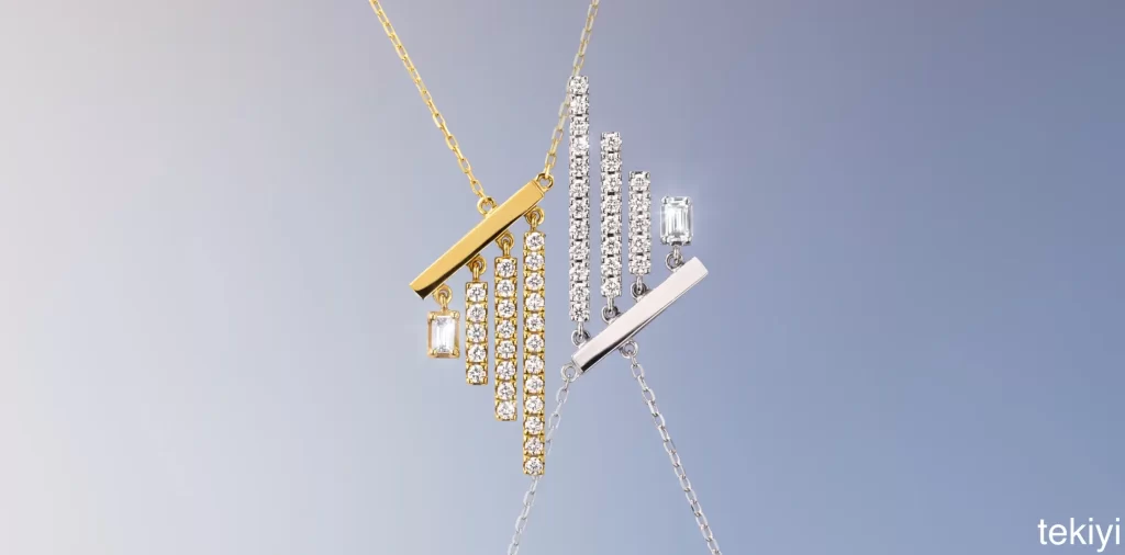 chandelier baguette 系列18K 黄金/钻石及铂金 / 钻石耳环